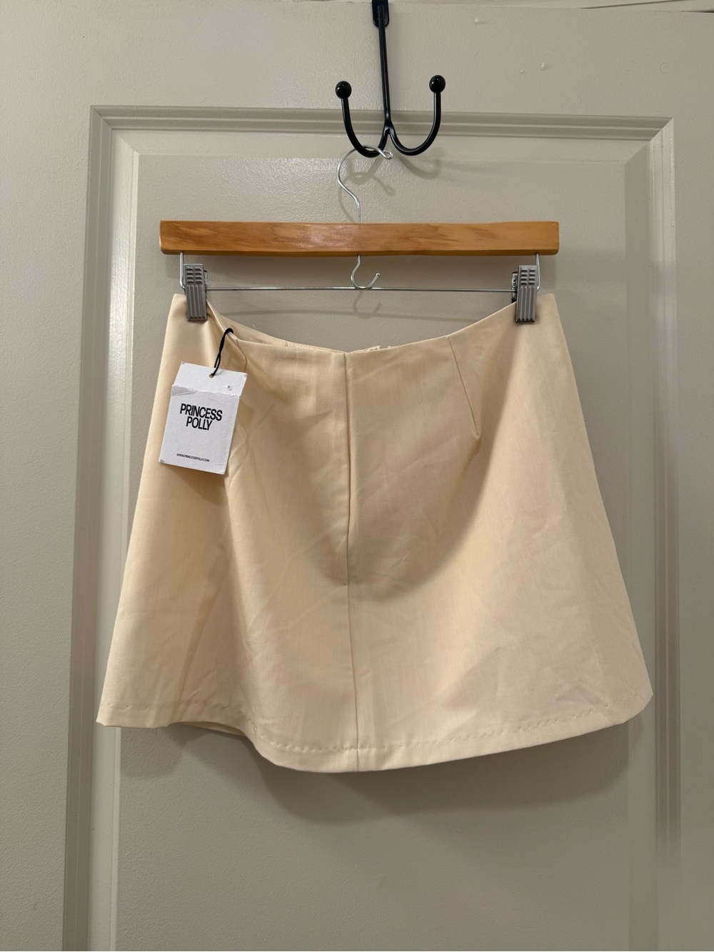 Princess Polly Beige A-Line Mini Skirt